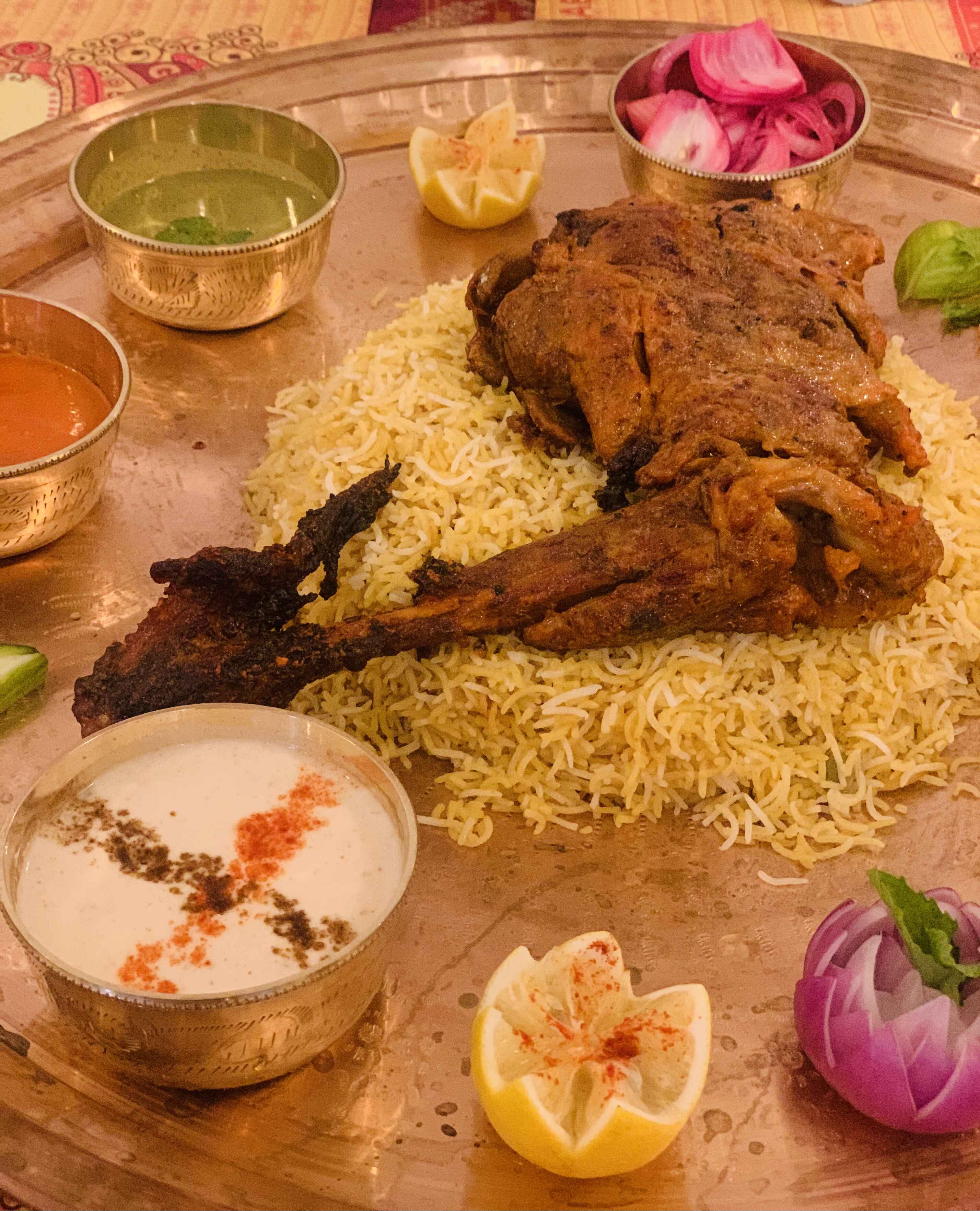 rice biryani by Punjabi Chulha in Abu Dhabi